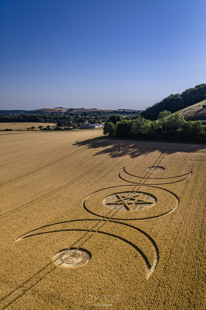 Crop Circle – Littleton Hill, Somerton, Somerset, UK (July 06, 2025)