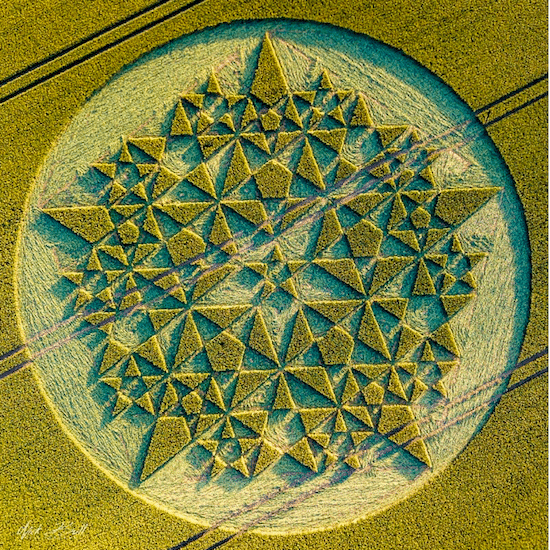 Crop Circle – Unknown Location (July 07, 2018)