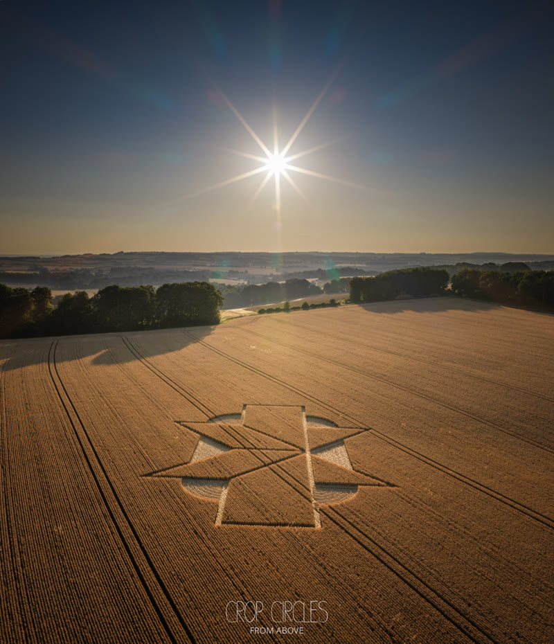 Crop Circle – Maccoombe Down, Tidcombe, Wiltshire, UK (July 07, 2026)