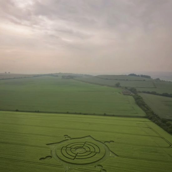 Crop Circle – Furze Knoll, Near Bishops Cannings, Wiltshire, UK (June 11, 2023)