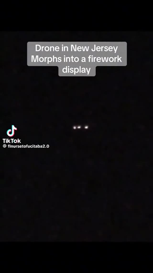 Drone In NJ Turns Into Fireworks