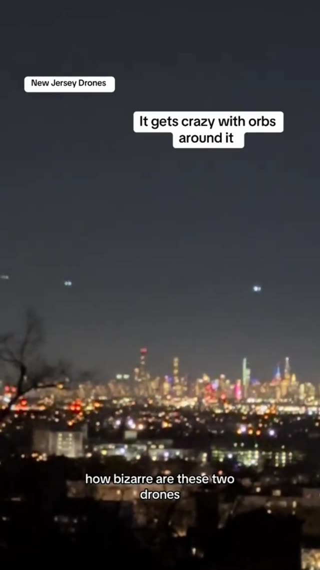 Drones Guiding Orbs New York City