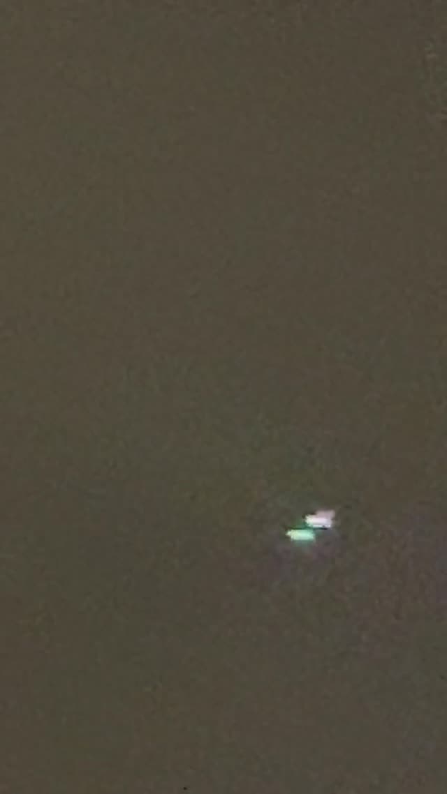 Droneuap Flashing Many Different Colors Spotted While Working In Omaha Nebraska