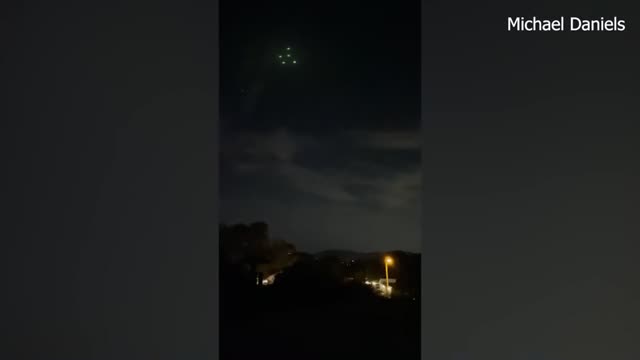 Green Lights Spotted In Sky Near Spicewood
