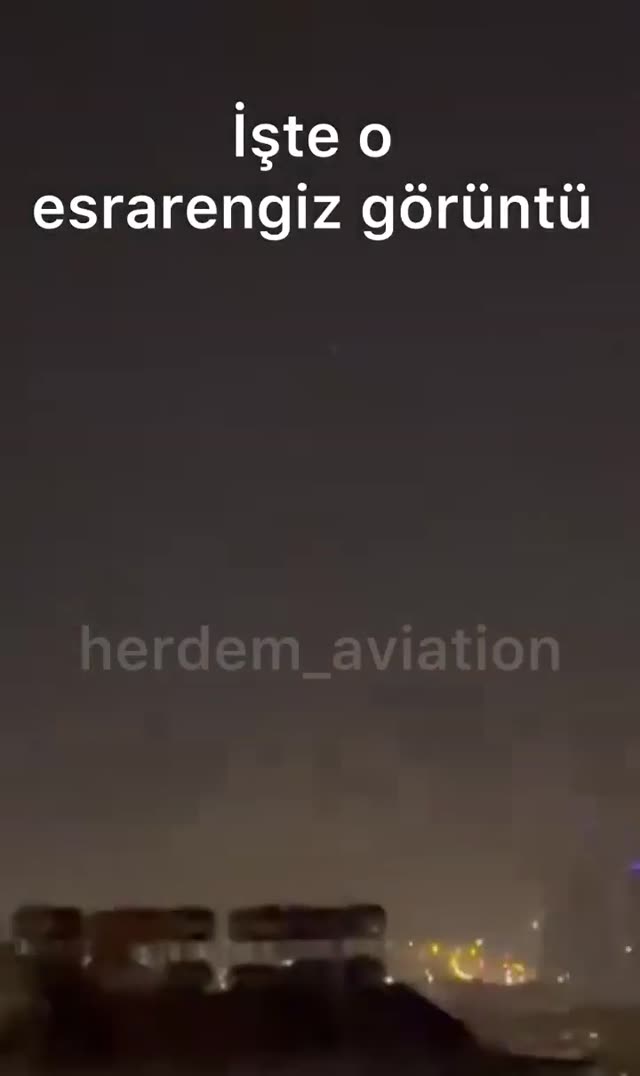 In Gaziantep Turkey Air Space Closed Due To Unidentified Bright Object