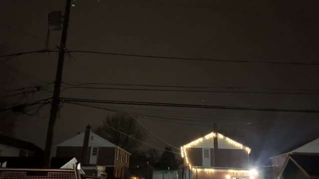 8 09pm Delco Pa Massive Orange Orb Sighting!
