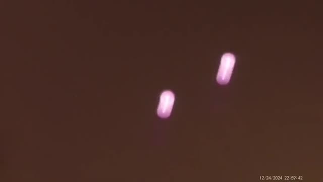 Orange Orbs Over Ne Pdx 12.24.24