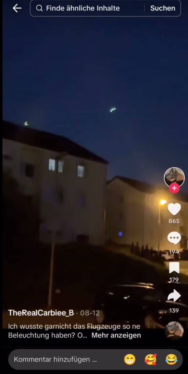 Another Video Of A Uap With Flashing Lights In Germany
