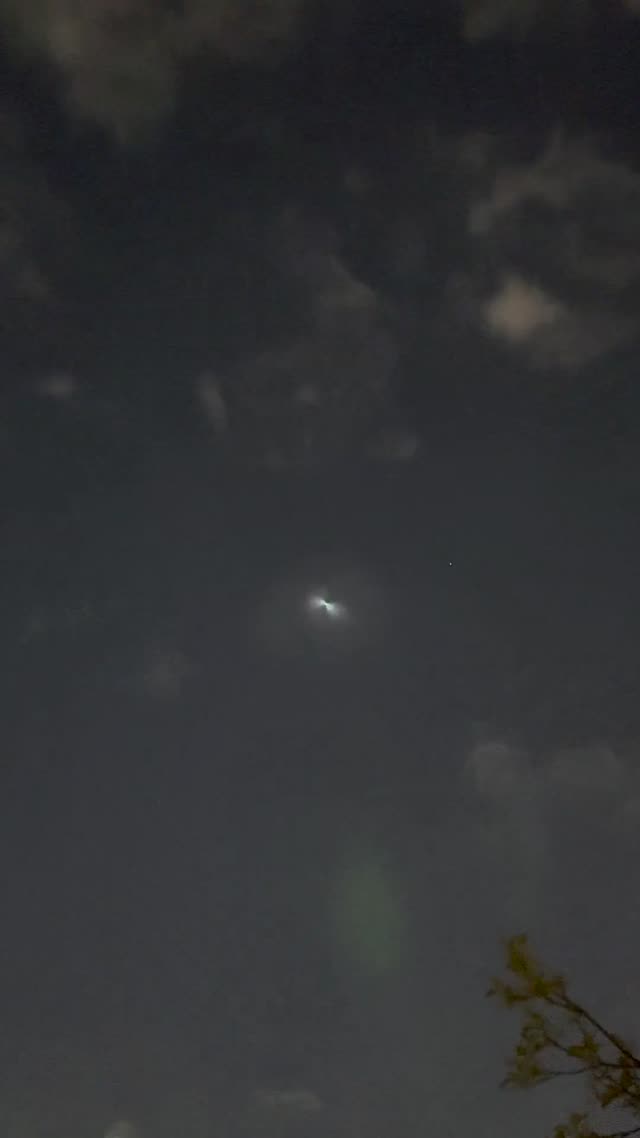 Silent Bright Object In Medellin Colombia