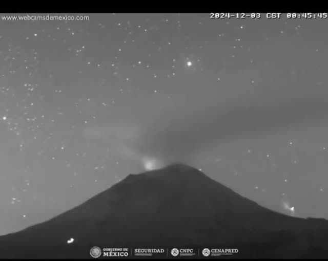 Uap Flying Over Popocateptl In Mexico Last Night