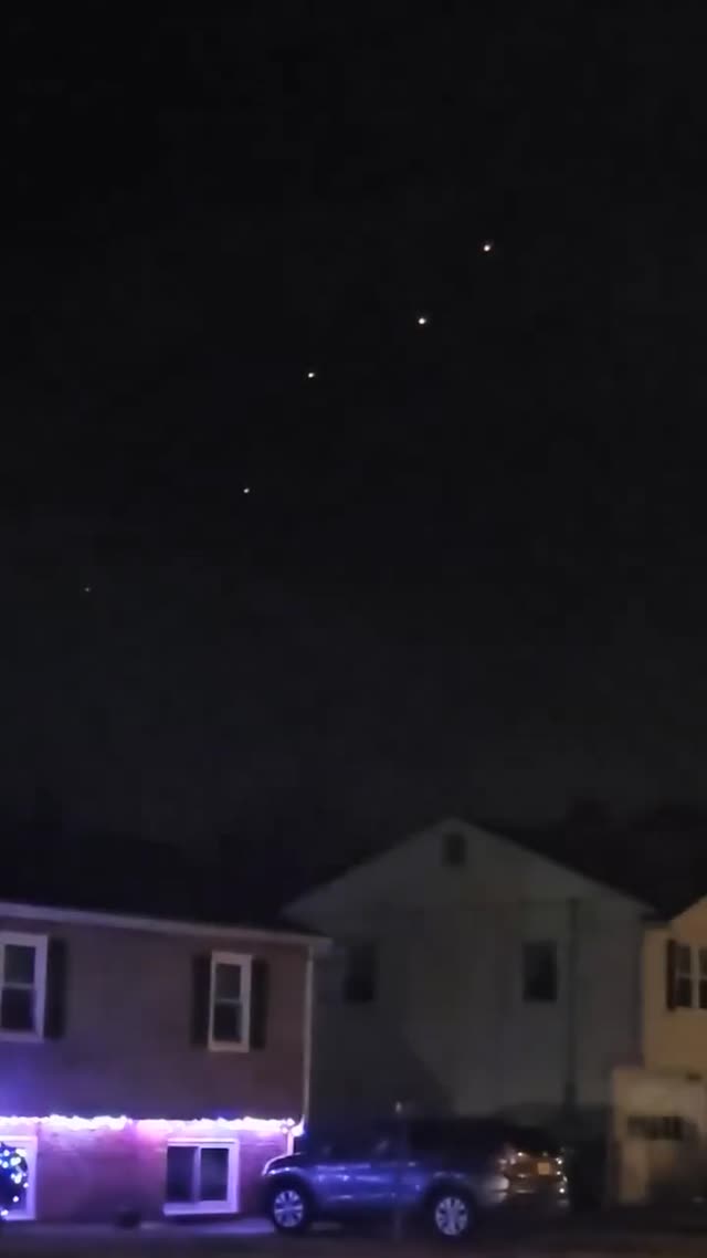 UFO Video – New Jersey, USA (December 25, 2024)