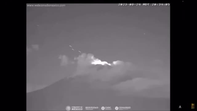 UFO Video – Mount Popocatepetl, Mexico (February 14, 2025)