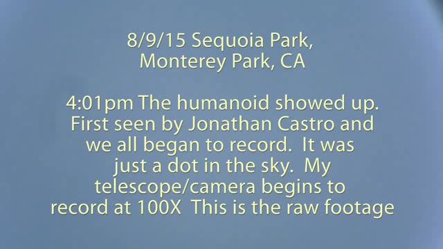 UFO Video – Sequoia Park, Eureka, California, USA