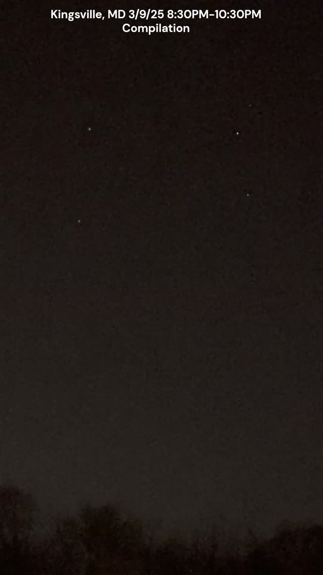 UFO Video – Kingsville, Maryland, USA