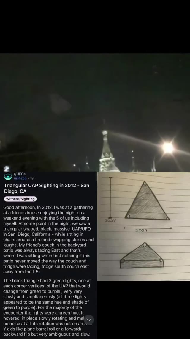 UFO Video – Moscow, Russia (2012)