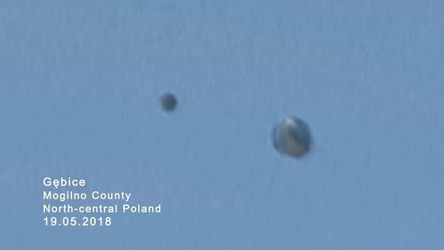 UFO Video – Gebice, Poland (May 19, 2018)