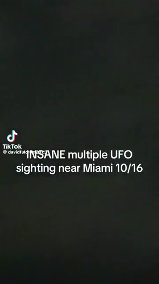 UFO Video – Fort Lauderdale, Florida, USA (October 16, 2025)