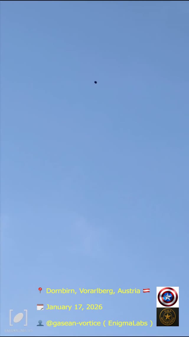 UFO Video – Dornbirn, Vorarlberg, Austria (January 17, 2026)