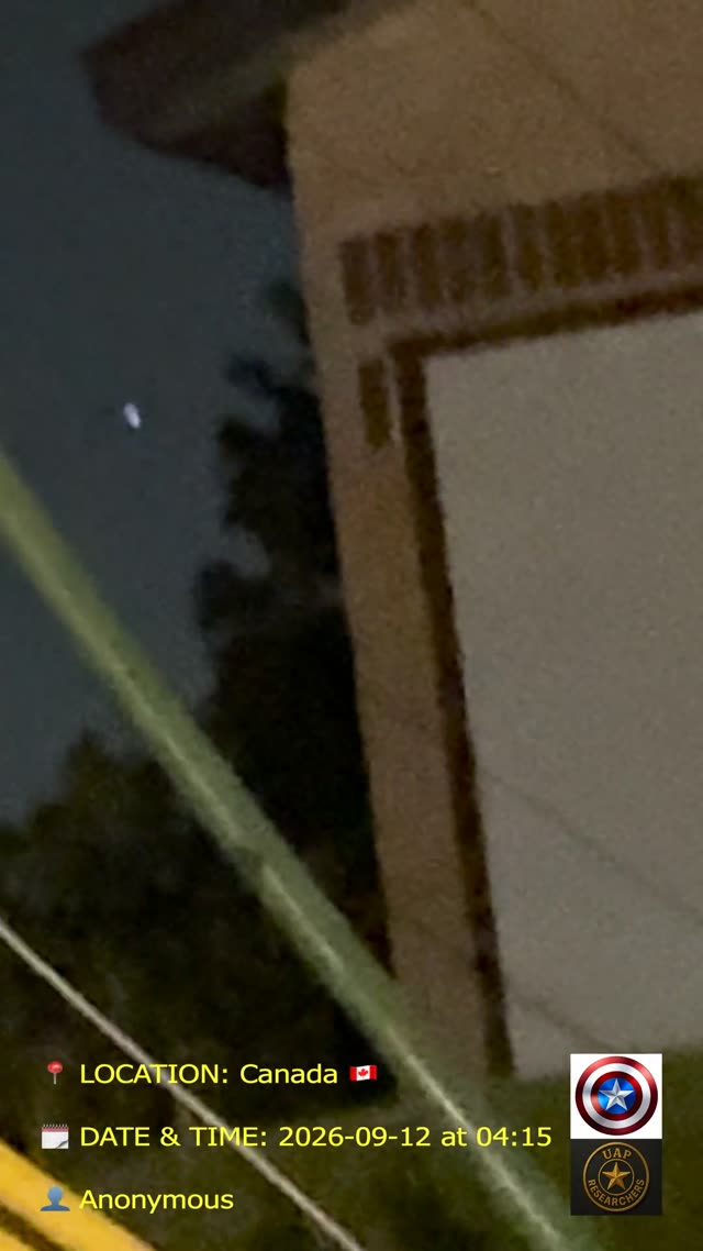 UFO Video – Canada (September 12, 2026)