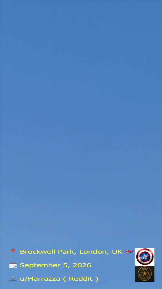 UFO Video – Brockwell Park, London, UK (September 5, 2026)