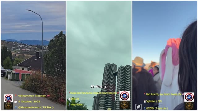 UFO Video – Vikhammer, Norway (October 5, 2025)