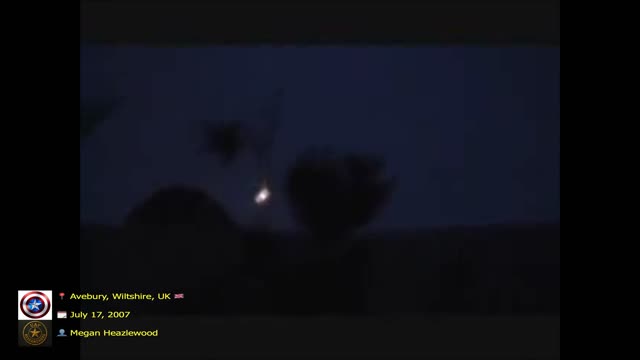 UFO Video – Avebury, Wiltshire, UK (July 17, 2007)