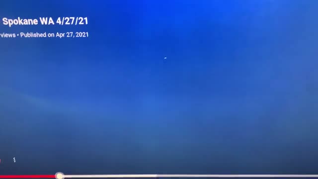 UFO Video – Spokane, Washington, USA (April 27, 2021)