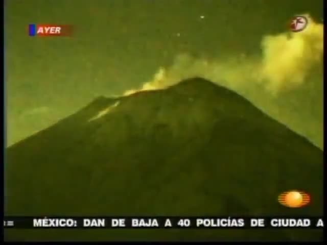 UFO Video – Popocatépetl, Mexico